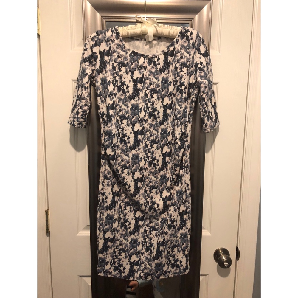 Pink Blush maternity bodycon dress